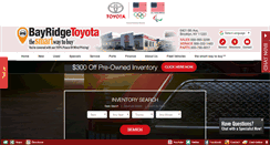 Desktop Screenshot of bayridgetoyota.com